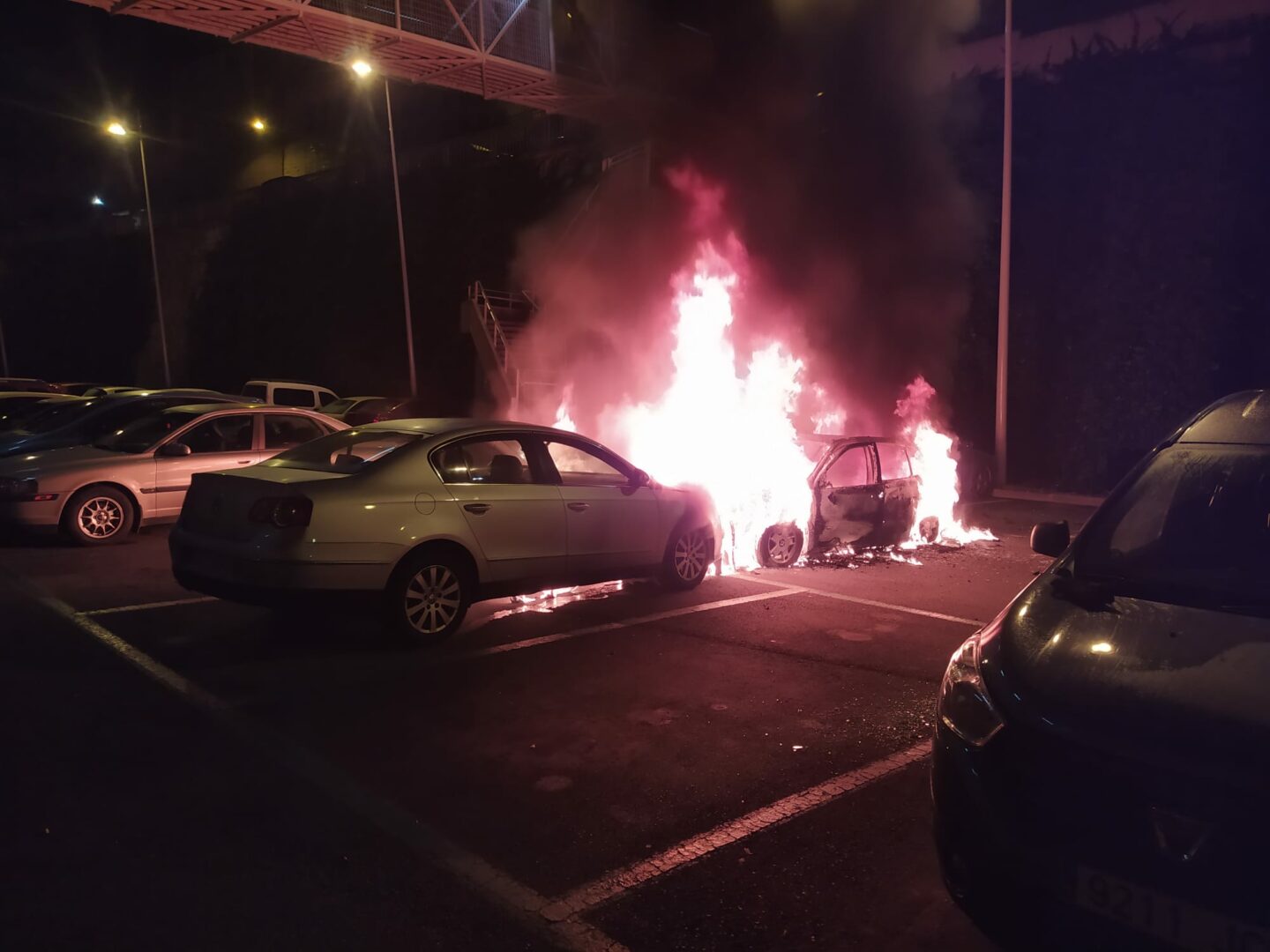 Fuego en Fraga