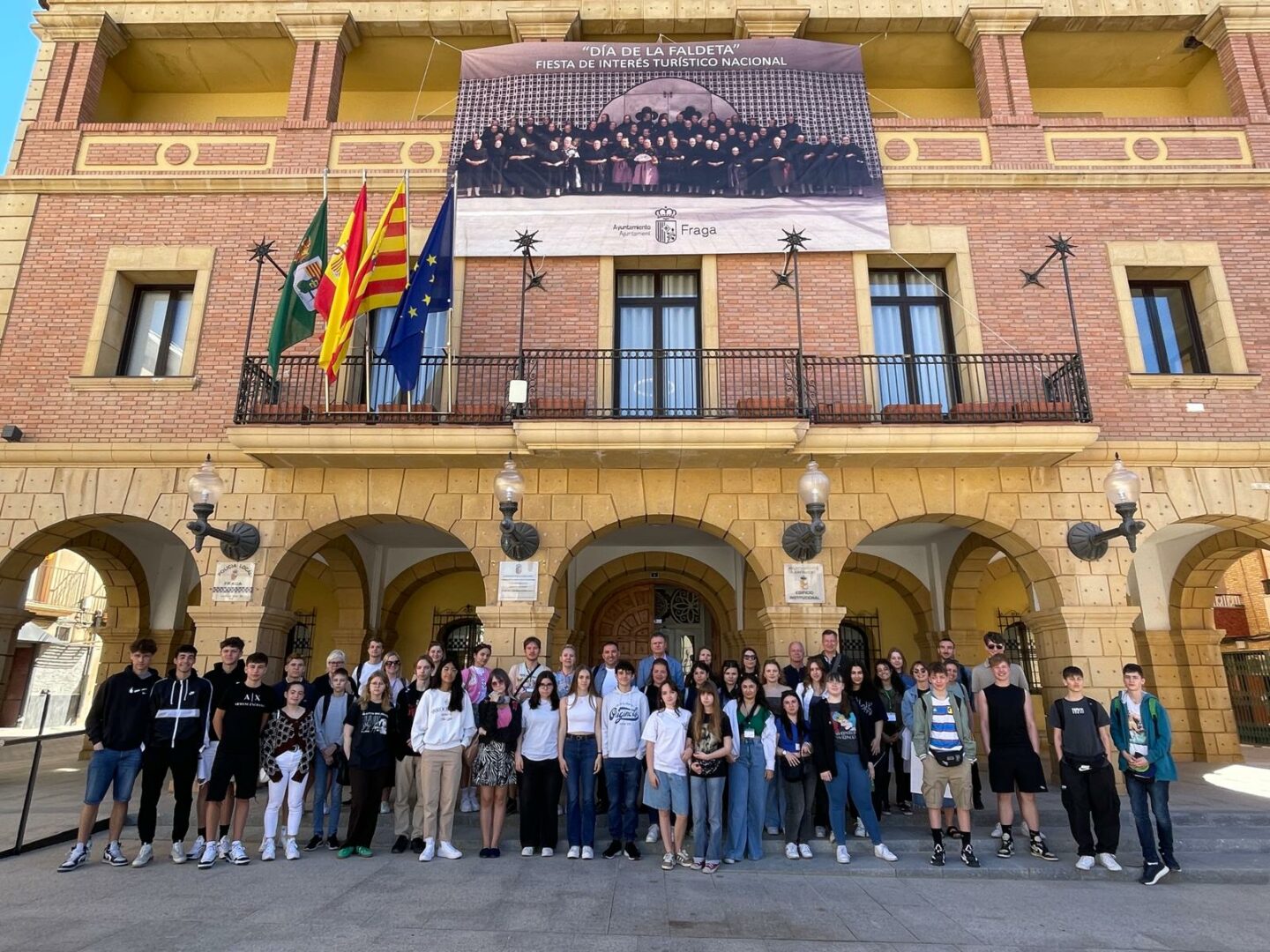 Colegio Santa Ana en el Ayuntamiento