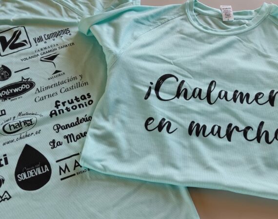 camiseta chalamera en marcha