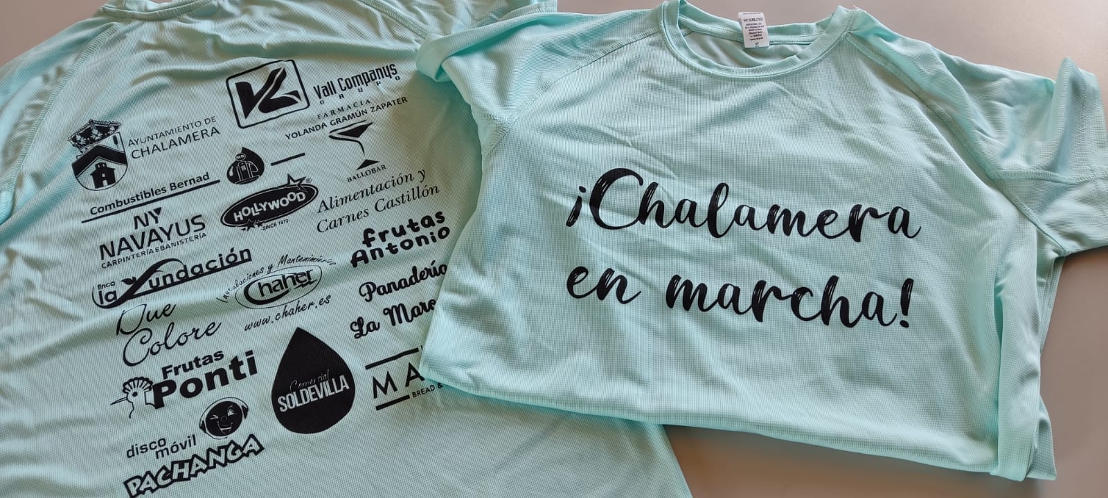 camiseta chalamera en marcha