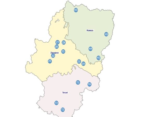 mapa PERTE