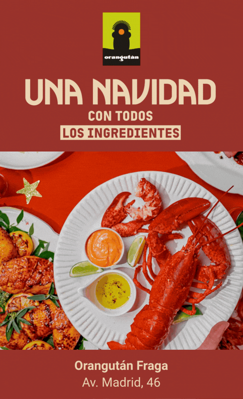 Banner Orangutan Navidad V