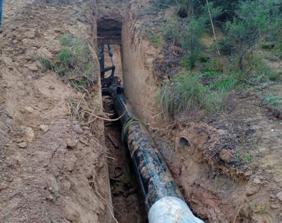 tubería abastecimiento fraga
