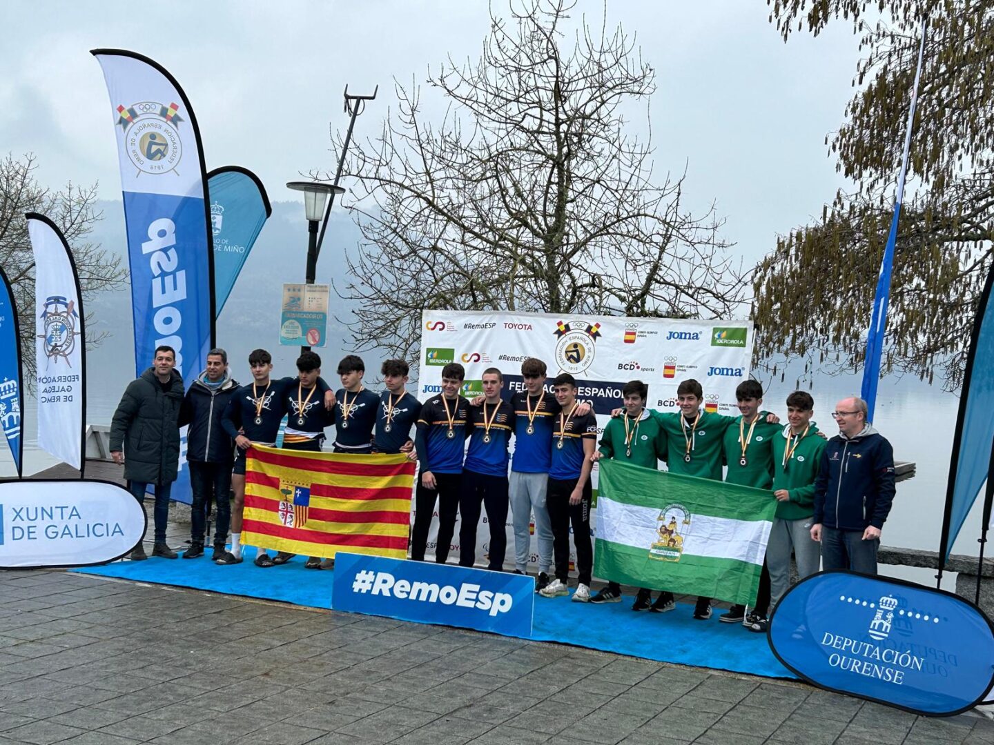 Campeonatos de España de remo de larga distancia y de Autonomías para el Club Capri de Mequinenza
