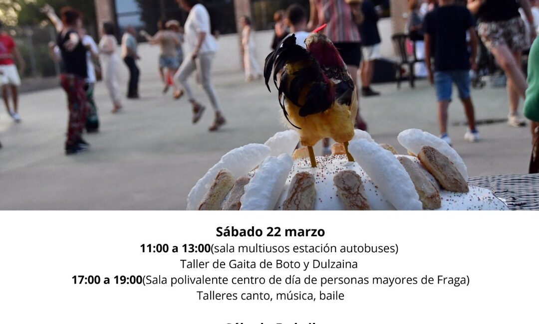 Vuelven los talleres tradicionales del «Ball de Coques» a Fraga