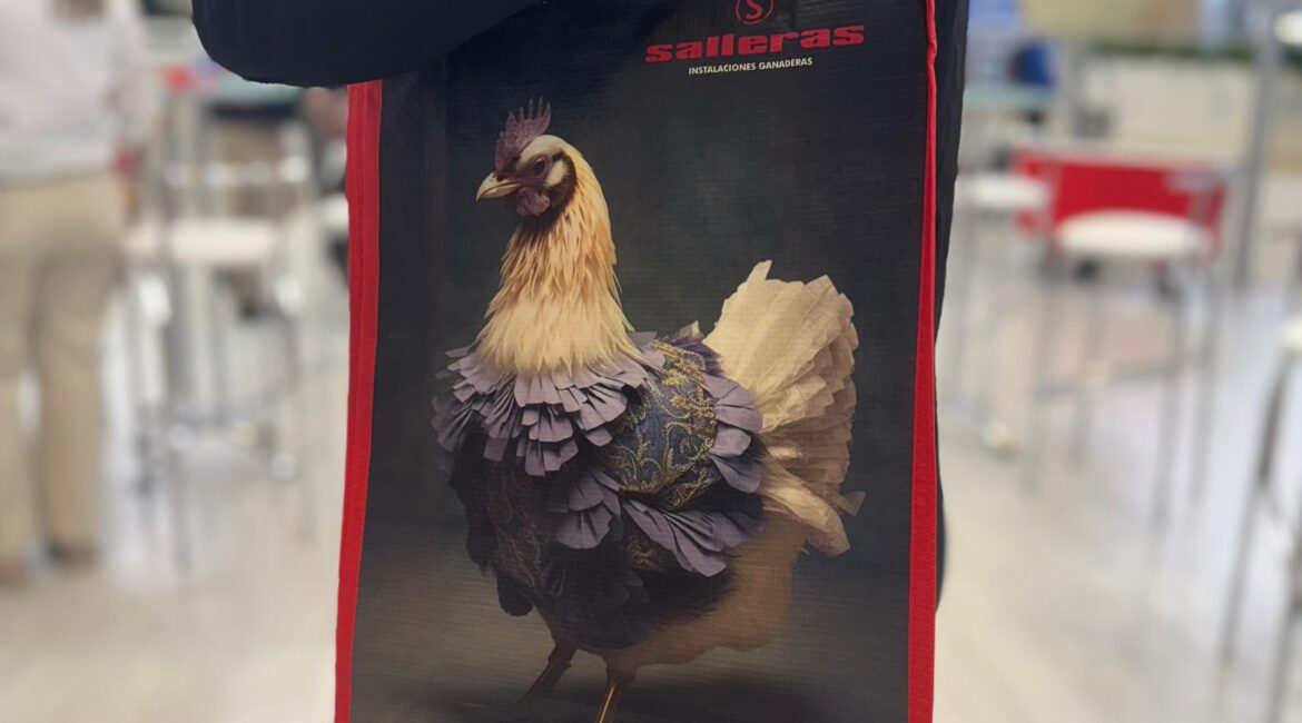 La bolsa que se ha hecho viral en la feria de Zaragoza FIGAN es de una empresa de Fraga