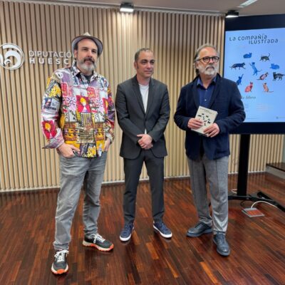 Las calles y plazas del Alto Aragón vuelven a llenarse de ilustraciones gracias a la Diputación de Huesca