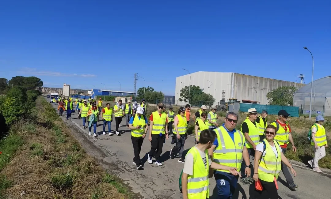 Nueva manifestación reclamando la reparación de la carretera A-1239 entre Albalate y Esplús