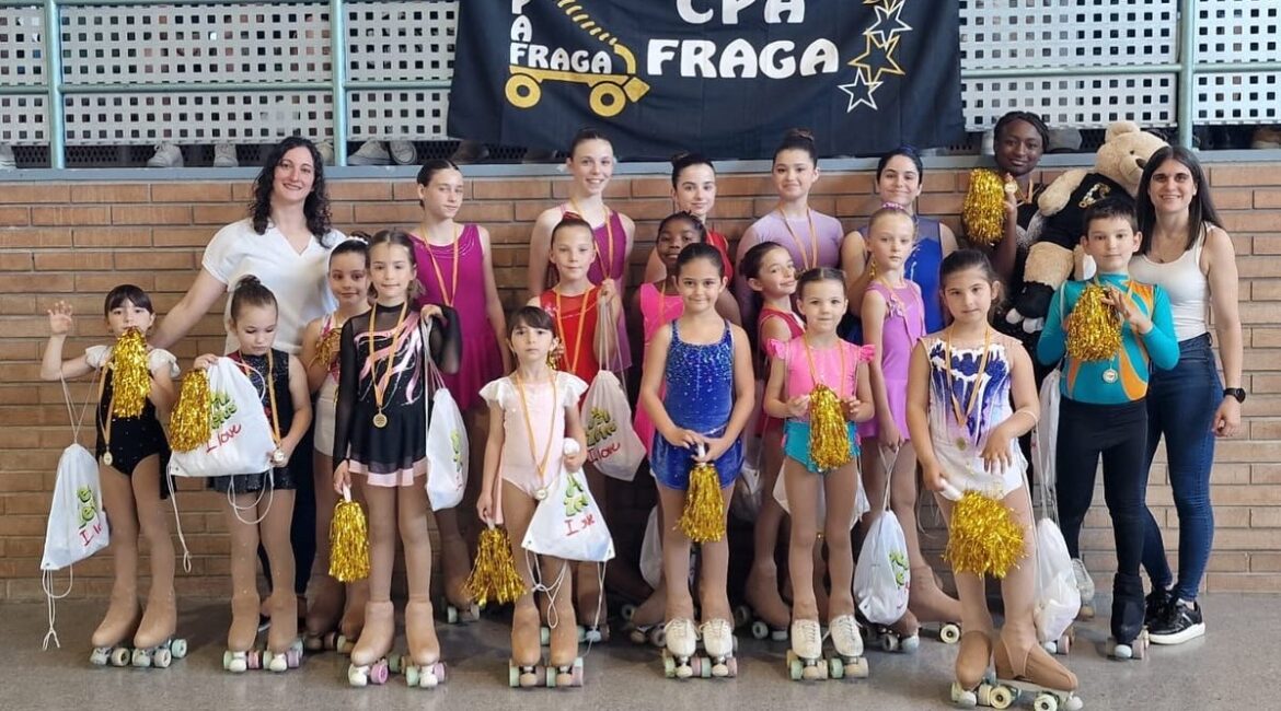 Gran participación del Club Patinatge Artístic Fraga en la fase previa del V Trofeu Catalunya celebrada en Lleida