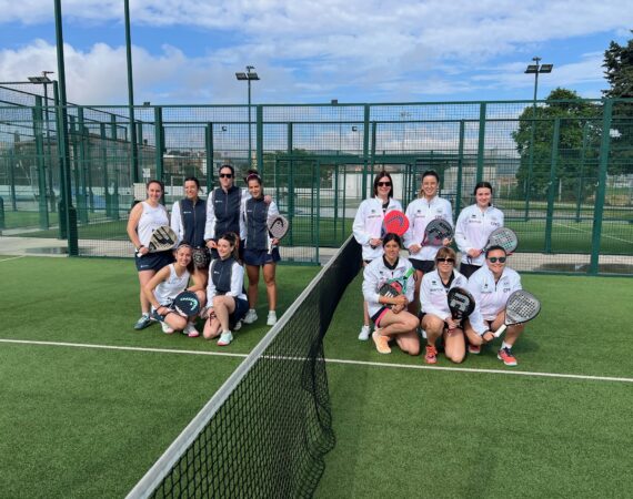 El equipo femenino del Club Pádel Fraga cede ante Open Tenis Club en una jornada igualada
