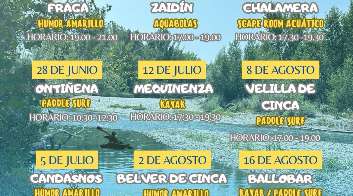 “La Comarca en Color” arranca este sábado en Fraga con una jornada de Humor Amarillo
