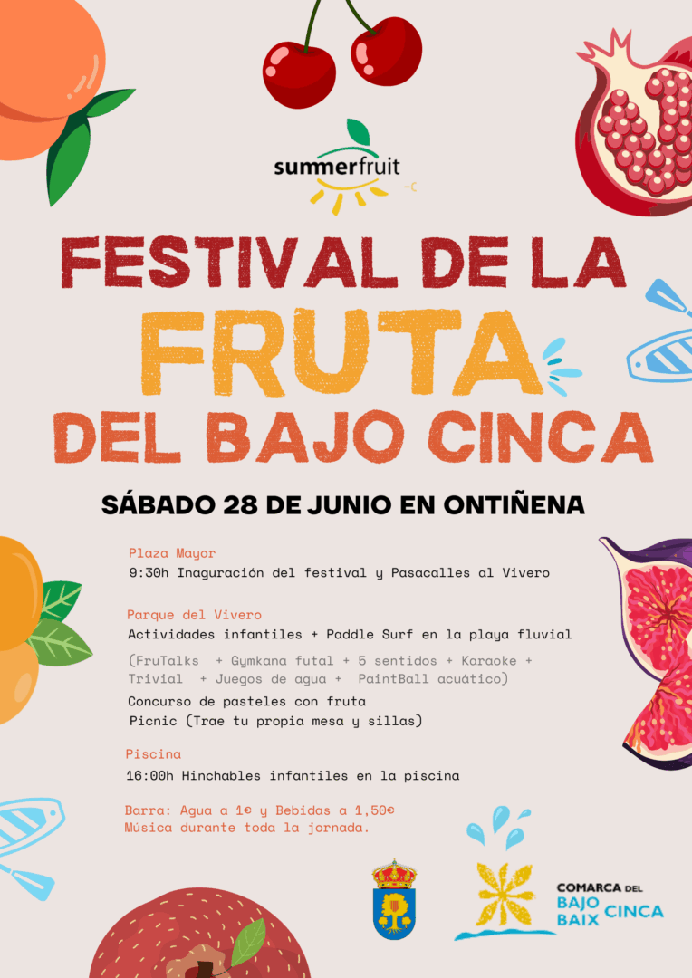horarios FESTIVAL DE LA FRUTA