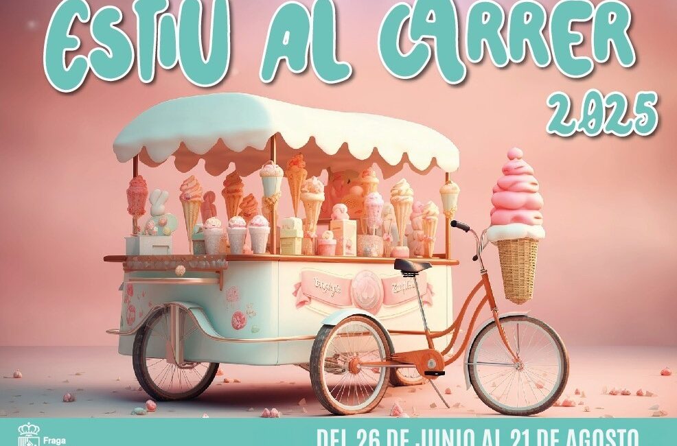 Fraga da la bienvenida al verano con el ‘Estiu al Carrer’ lleno de actividades culturales cada semana