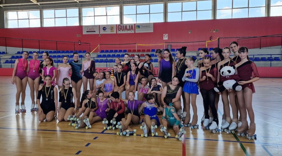 El Club Patinatge Artístic Fraga cierra la temporada de Open con tres participantes en Tremp y dos clasificadas para la Copa Catalana