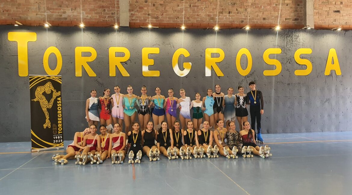 El Club Patinatge Artístic Fraga compite en Torregrossa y en la fase final del Trofeu Catalunya