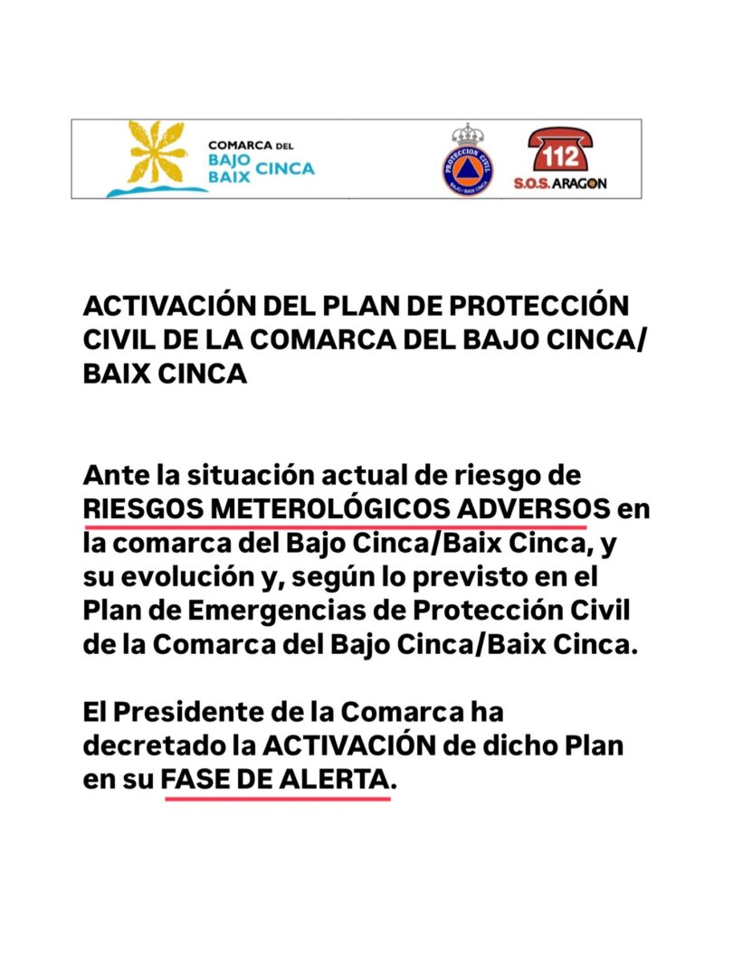 fase alerta comarca