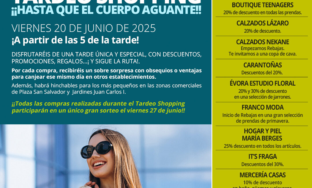 El Tardeo Shopping de Fraga da comienzo a la XVIII Semana del Comercio