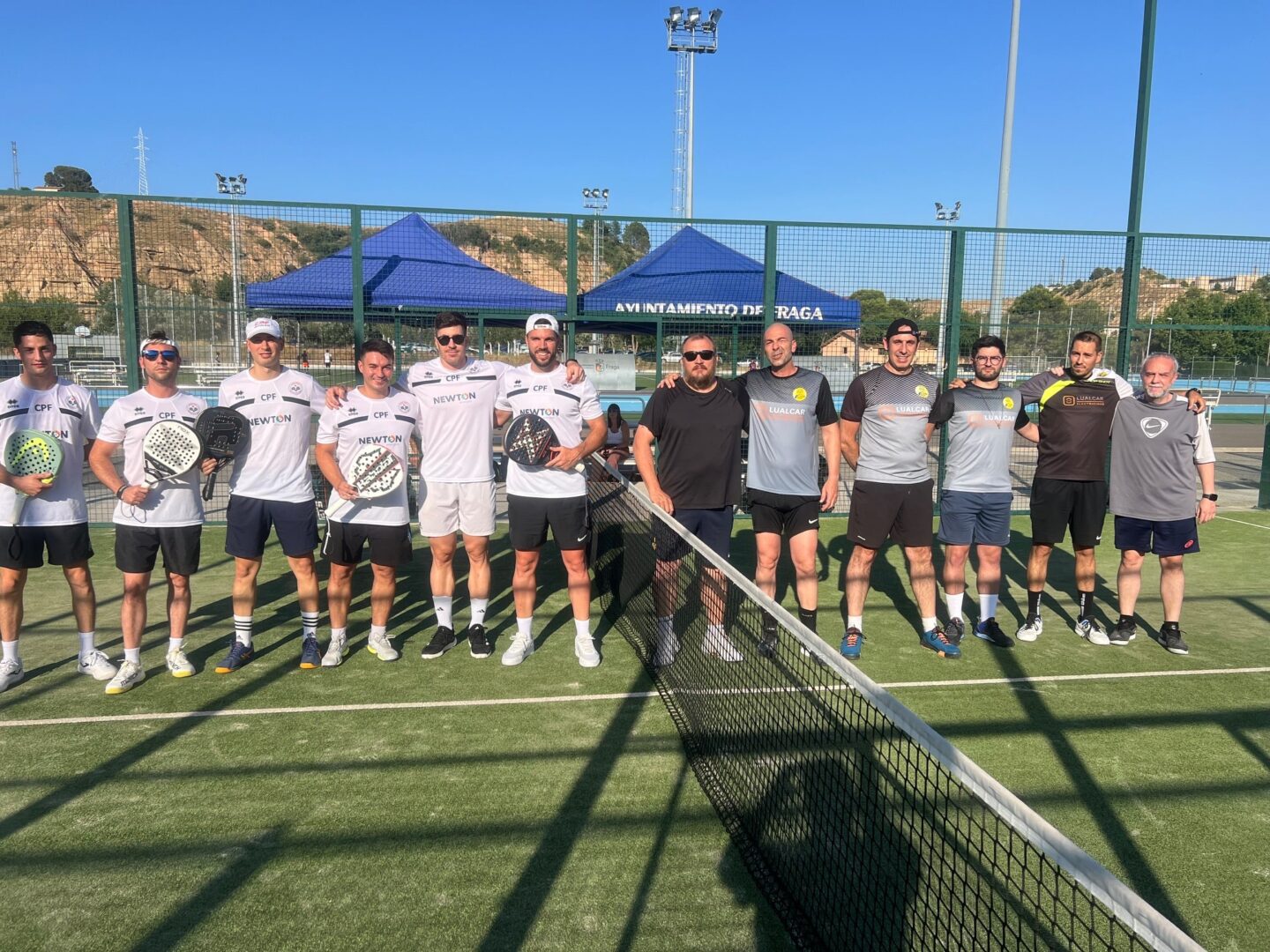 Ascenso del equipo masculino del Club Pádel Fraga