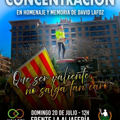 Organizan una concentración en La Aljafería en homenaje a David Lafoz