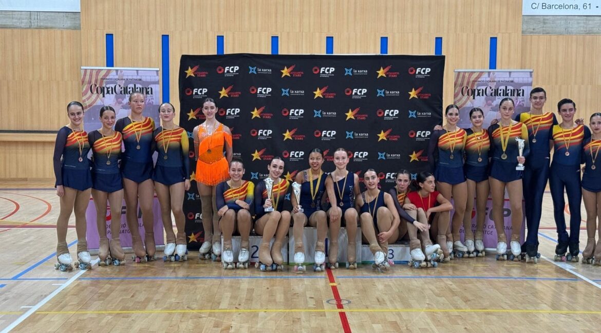 La Copa Catalunya pone el punto y final a la temporada del Club Patinatge Artístic Fraga