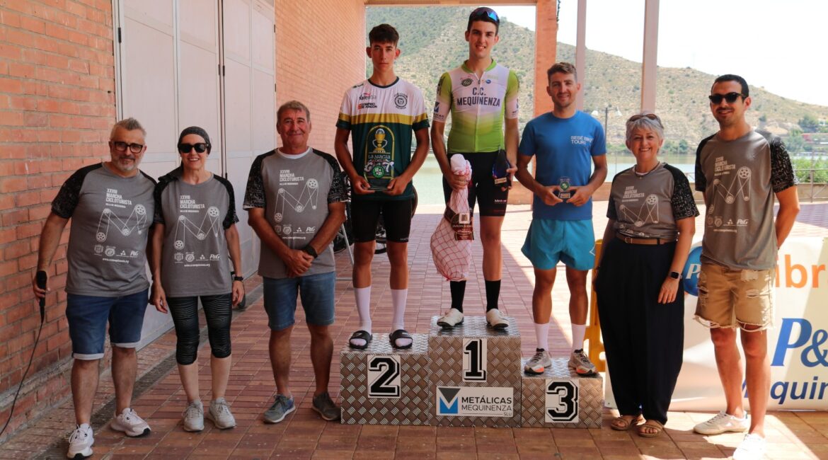 Marcos Soler y María Cabré ganadores de la XVIII Marcha Cicloturista de Mequinenza