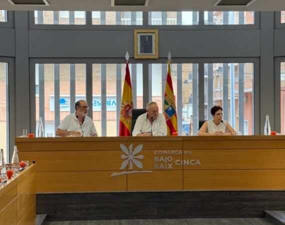 La Comarca del Bajo/Baix Cinca celebra pleno ordinario con acuerdos aprobados por unanimidad