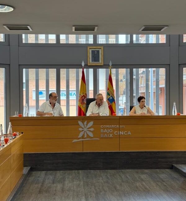 La Comarca del Bajo/Baix Cinca celebra pleno ordinario con acuerdos aprobados por unanimidad