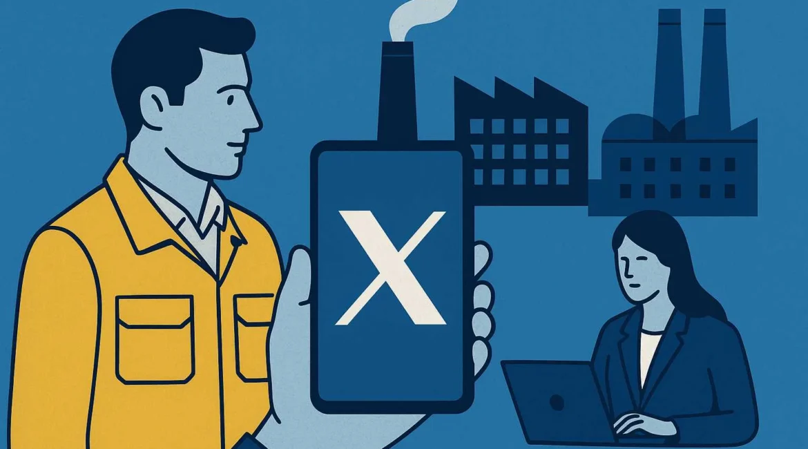 ¿Vale la pena usar X (Twitter) en las empresas del sector industrial?