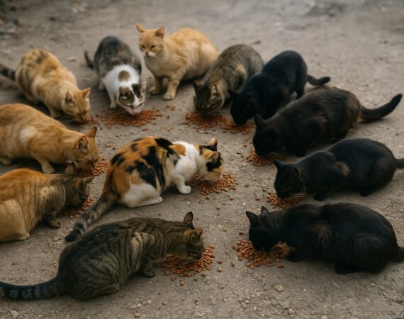 gatos comida