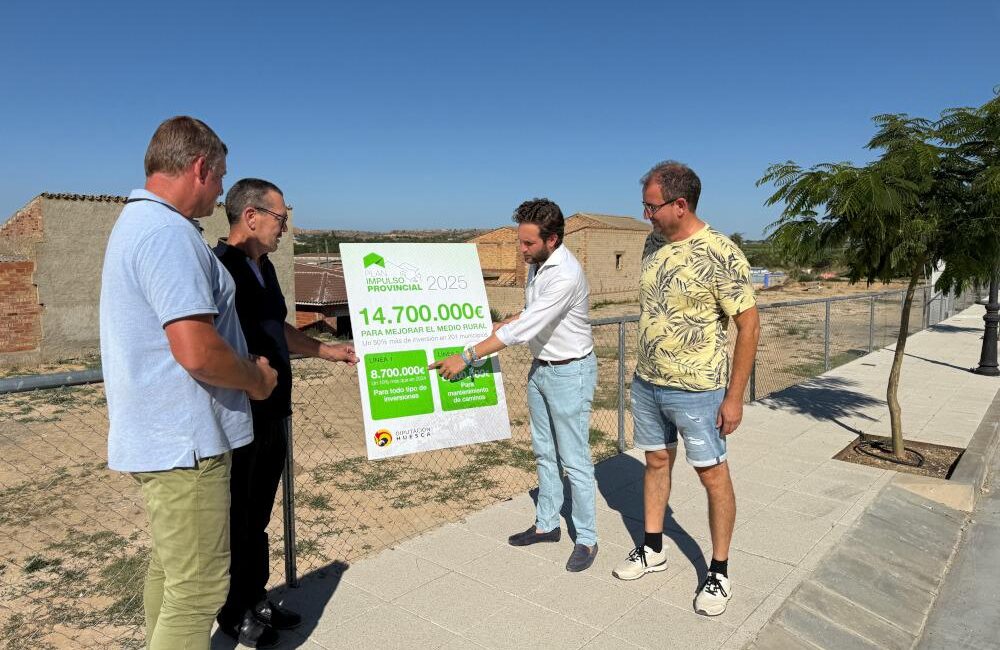 El Plan Impulso 2025 de la DPH aumenta casi un 90 por ciento superando los 14,7 millones de euros en toda la provincia
