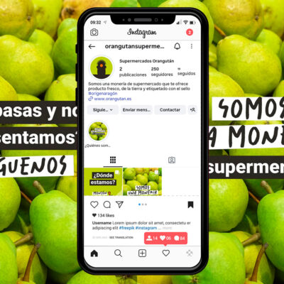 El supermercado Orangután estrena perfil en Instagram, ¿Has visto la pestaña de etiquetados?