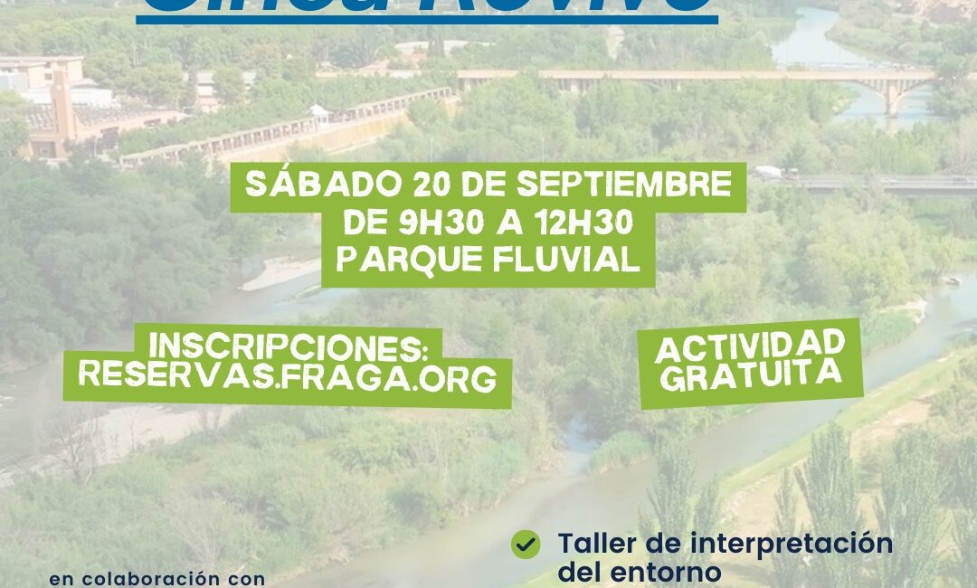 Taller medioambiental en el marco del Cinca Revive para dar a conocer el entorno fluvial