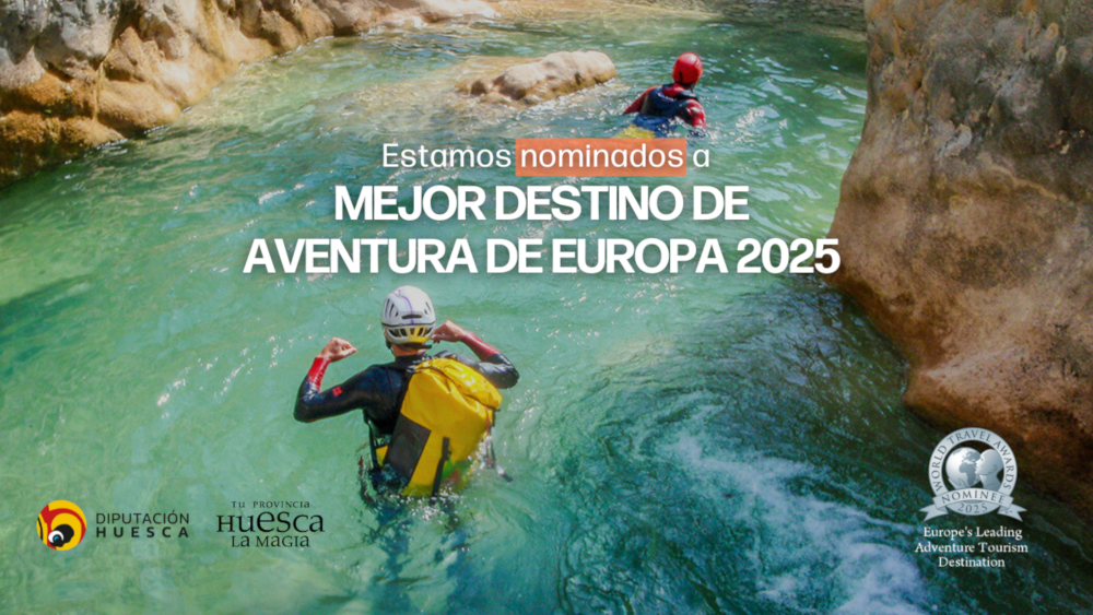 Huesca nominada de nuevo como mejor destino europeo de aventura en los World Travel Awards