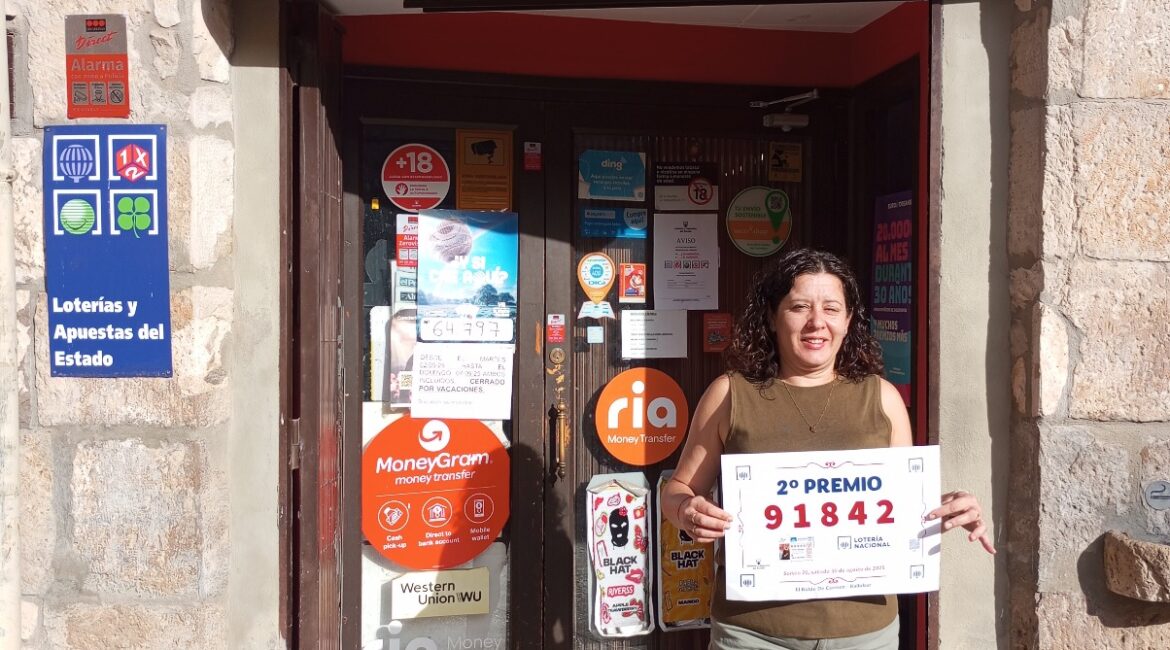 Un segundo premio de la Lotería Nacional cae en Ballobar