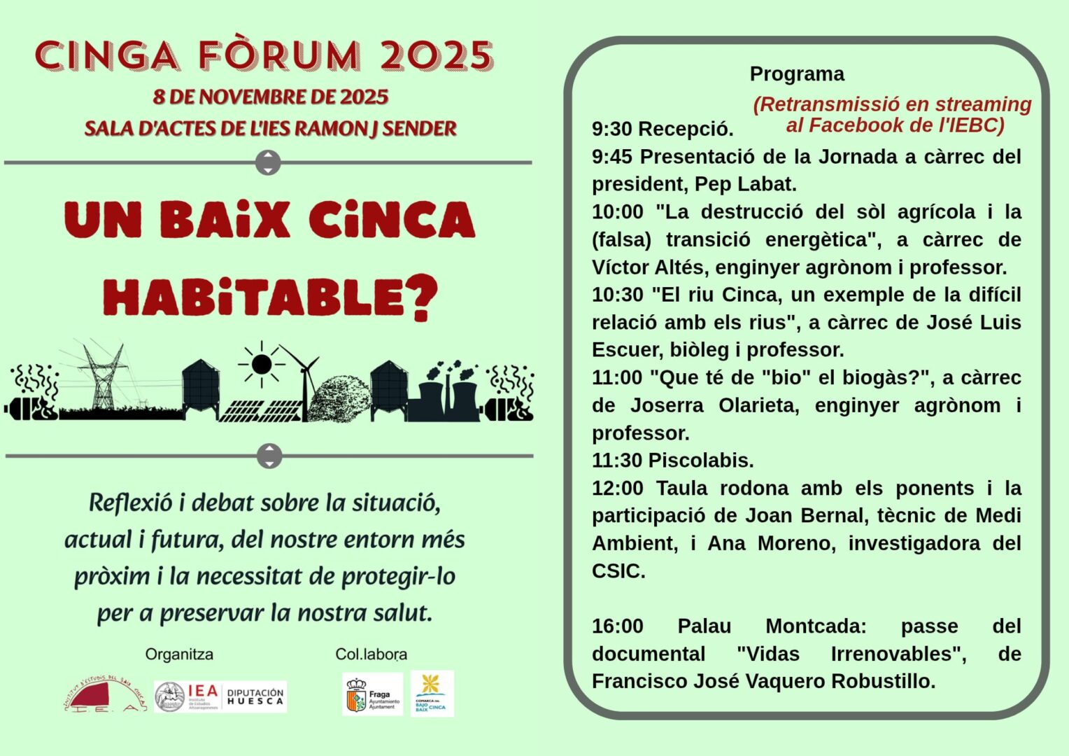 Cinga Forum programa