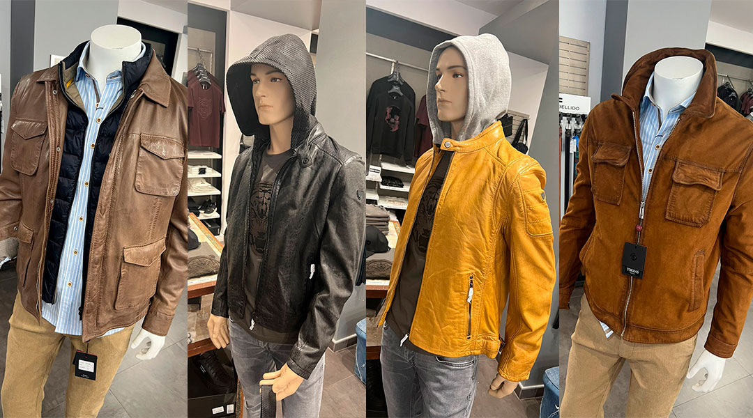 Las chaquetas de cuero vuelven a estar de moda en el sector masculino: adiós a la polipiel