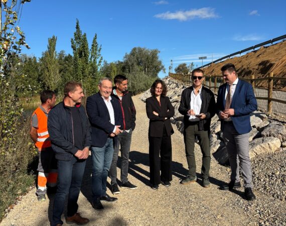 Fraga estrena nuevo paseo fluvial restaurado gracias al Plan de Sostenibilidad Turística de la Comarca del Bajo/Baix Cinca