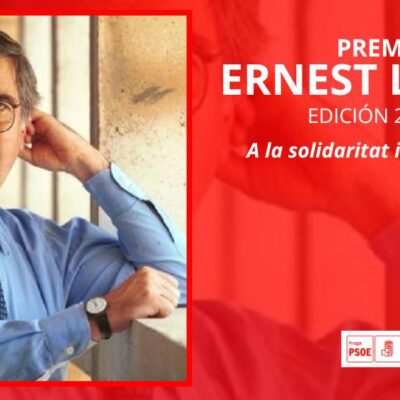 Abierta la convocatoria para optar al “Premio Ernest Lluch a la Solidaridat i el Progrés” 2025 otorgado por la Agrupación Local Socialista de Fraga