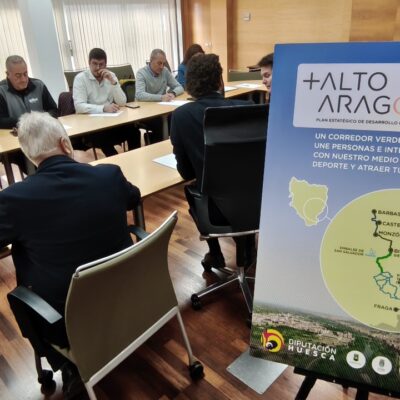 Diputación de Huesca presenta en Fraga un gran corredor natural en torno al eje del Cinca