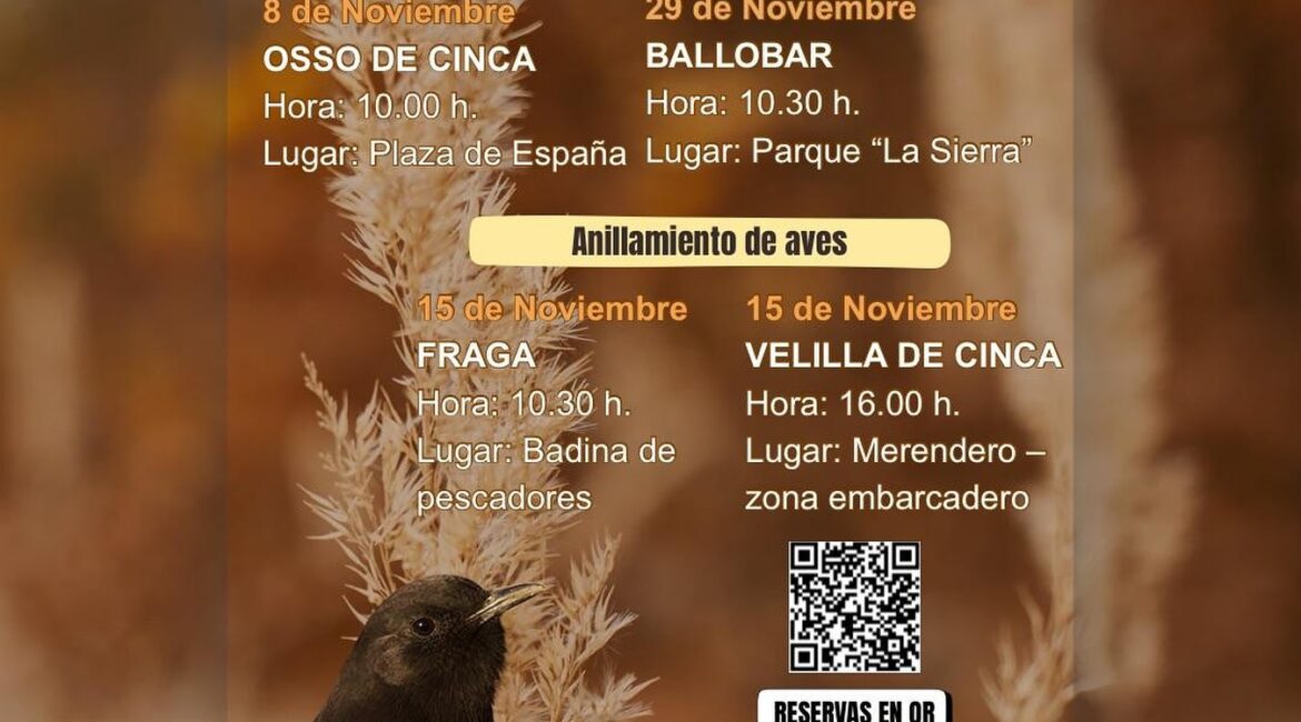 Todo listo para la edición de otoño de “La Comarca en color” con actividades en Osso, Fraga, Velilla y Ballobar