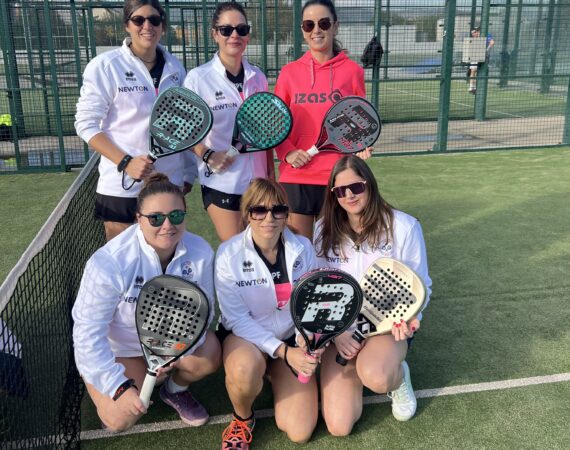 El Club Pádel Fraga femenino cierra la Liga Intercomarcal con una notable sexta posición