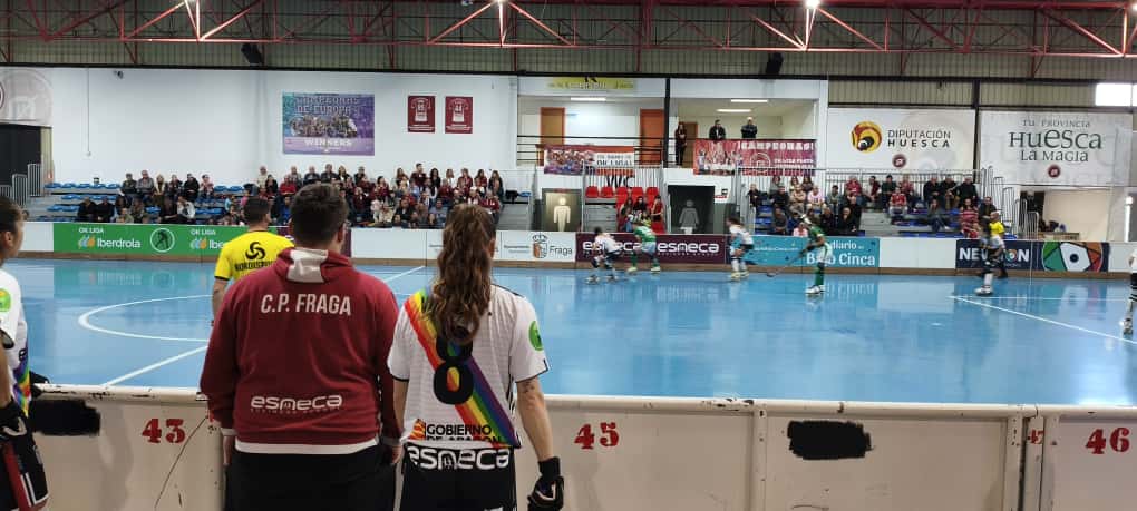 El Club Patín Esneca Fraga se impone 3-0 al Cerdanyola en un sólido partido en casa