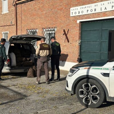 Detienen a cinco personas por hurto de nueces en el Bajo/Baix Cinca