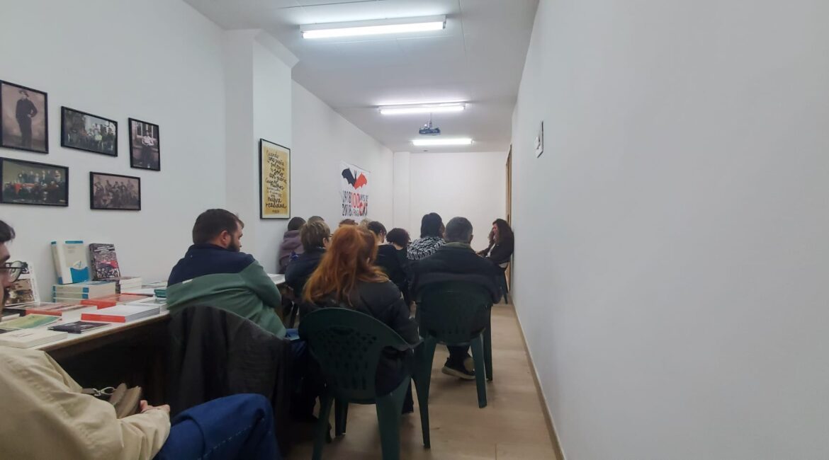 Fraga acoge un acto de apoyo a Palestina con el testimonio directo de campesinas de Battir