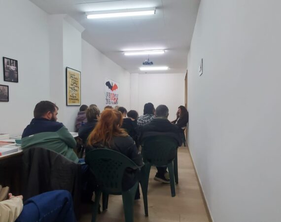 Fraga acoge un acto de apoyo a Palestina con el testimonio directo de campesinas de Battir