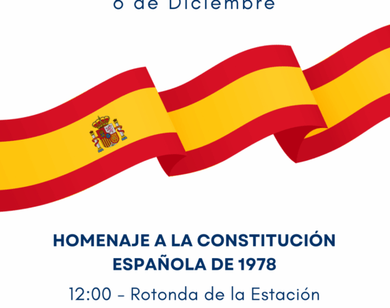 El Ayuntamiento de Fraga realizará un homenaje a la Constitución