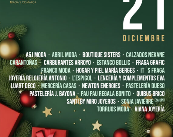 comercio fraga domingo navidad