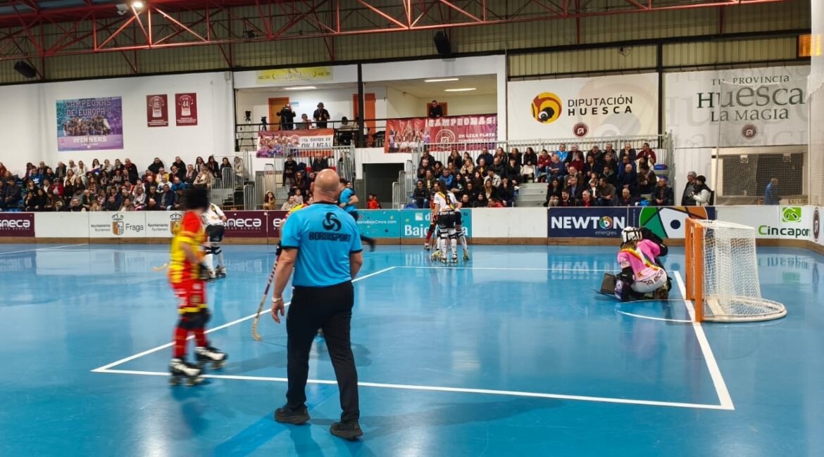 El CP Esneca Fraga logra la victoria en casa por 1-0 frente al Manlleu, en un partido muy igualado