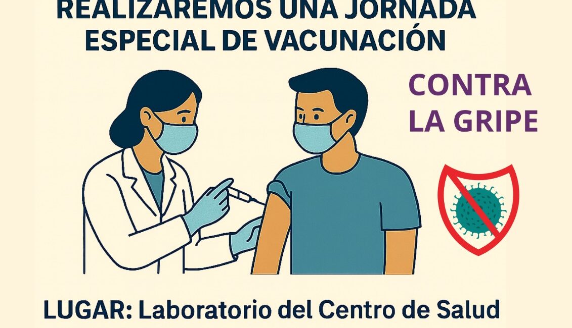 Jornada especial de vacunación frente a la gripe en Fraga el 5 de diciembre