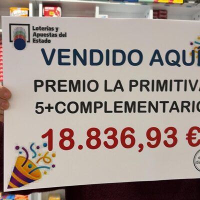 Un boleto de La Primitiva deja más de 18.800 euros en Belver de Cinca